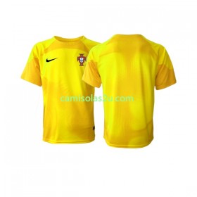 Camisolas de futebol Portugal Guarda Redes Equipamento Principal World Cup 2022 Manga Curta